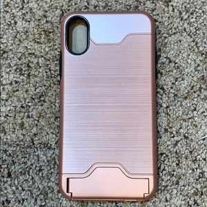 NWT Pink Wallet iPhone X Case